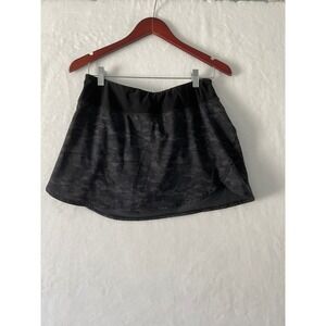 Etonic Womens Black Camo Athletic Skort Size M Tennis Golf Pickleball Stretch